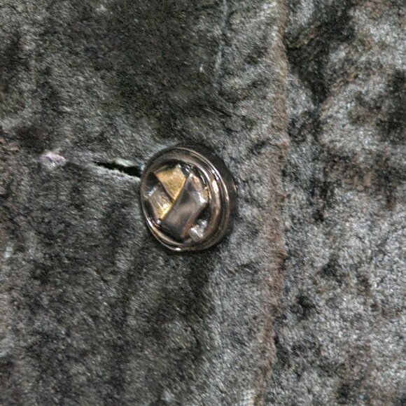 Vintage 1960s Black Faux Fur Coat Women's Size M - Picture 10 of 13